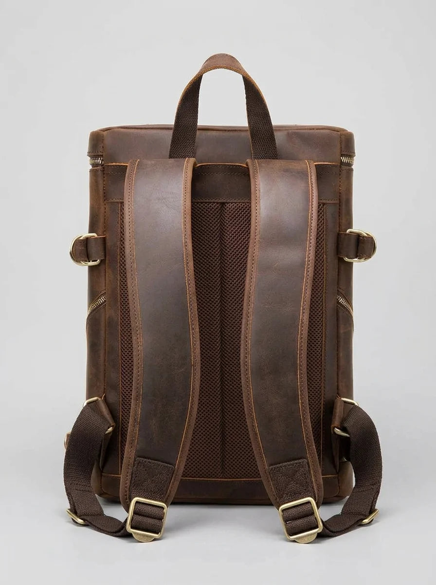 Sac à dos cuir homme business grande capacité - Vue 3 - Sac