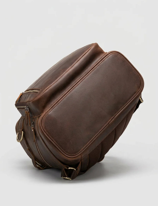 Sac à dos cuir homme business grande capacité - Vue 5 - Sac