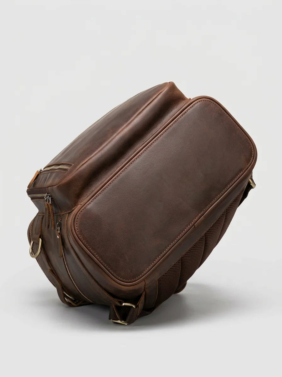 Sac à dos cuir homme business grande capacité - Vue 5 - Sac