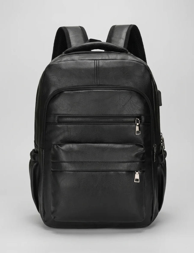 Sac à dos cuir homme grande capacité élégant - Vue 1 - Sac