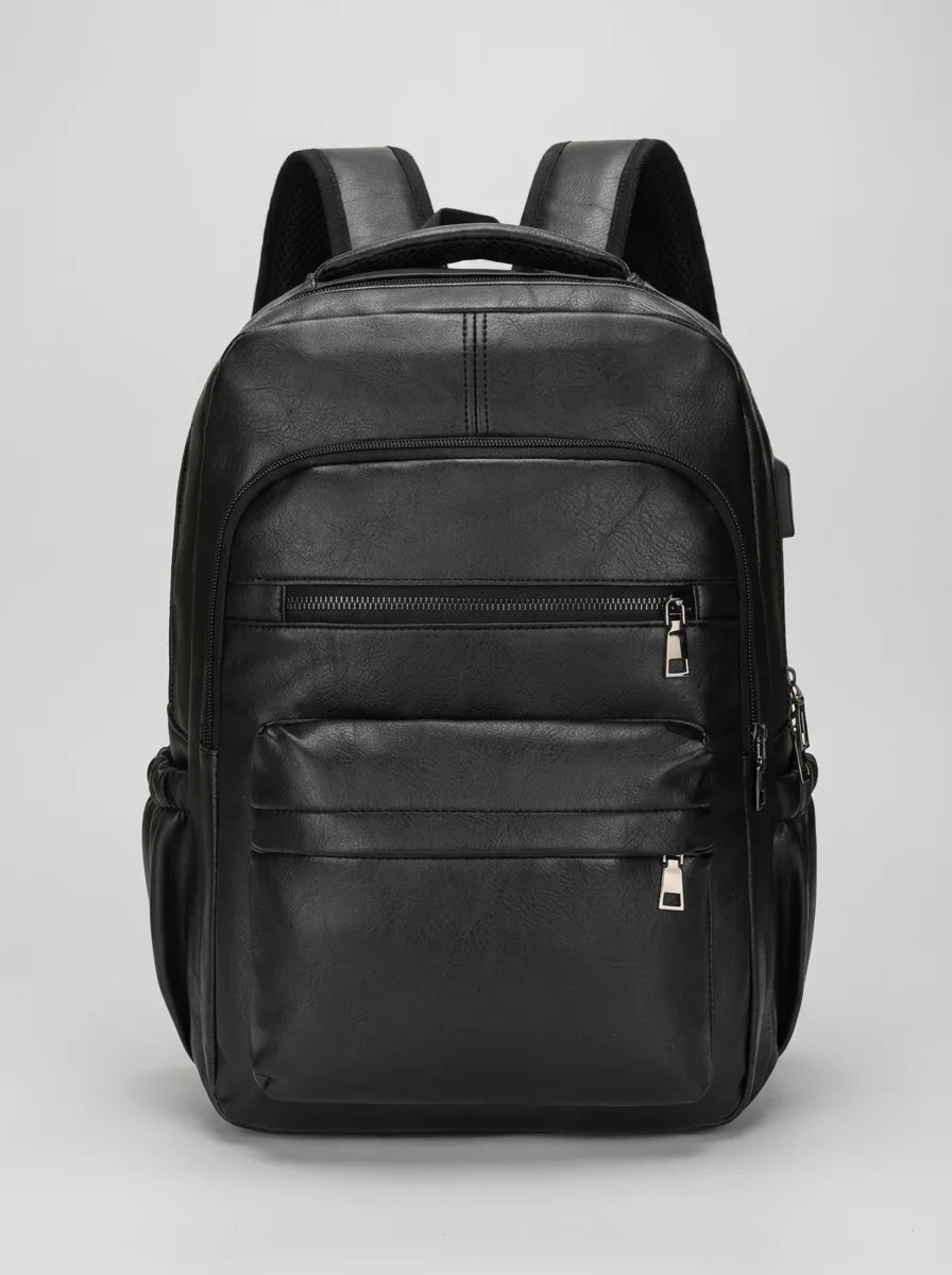 Sac à dos cuir homme grande capacité élégant - Vue 1 - Sac