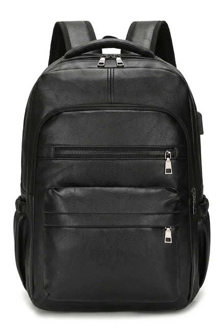 Sac à dos cuir homme grande capacité élégant - Vue 1 - Sac