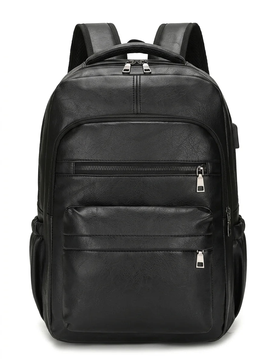 Sac à dos cuir homme grande capacité élégant - Vue 1 - Sac