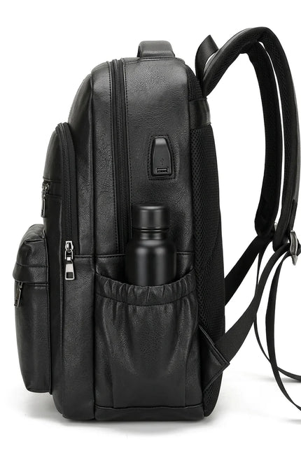 Sac à dos cuir homme grande capacité élégant - Vue 3 - Sac