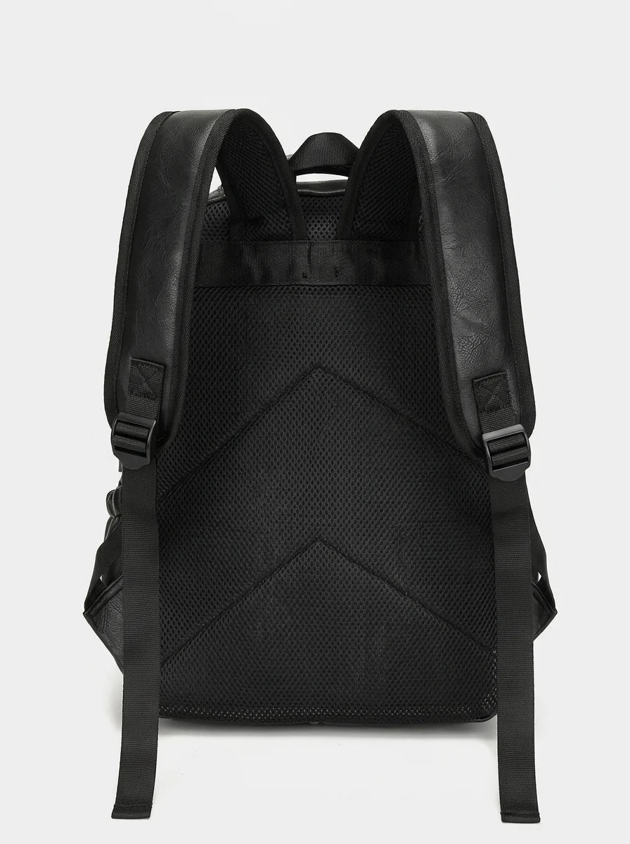 Sac à dos cuir homme grande capacité élégant - Vue 4 - Sac