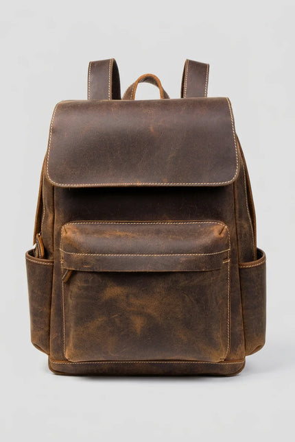 Sac à dos cuir homme ordinateur 15 pouces élégant - Vue 1 - Sac