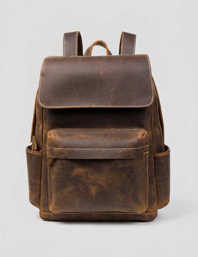 Sac à dos cuir homme ordinateur 15 pouces élégant - Vue 1 - Sac