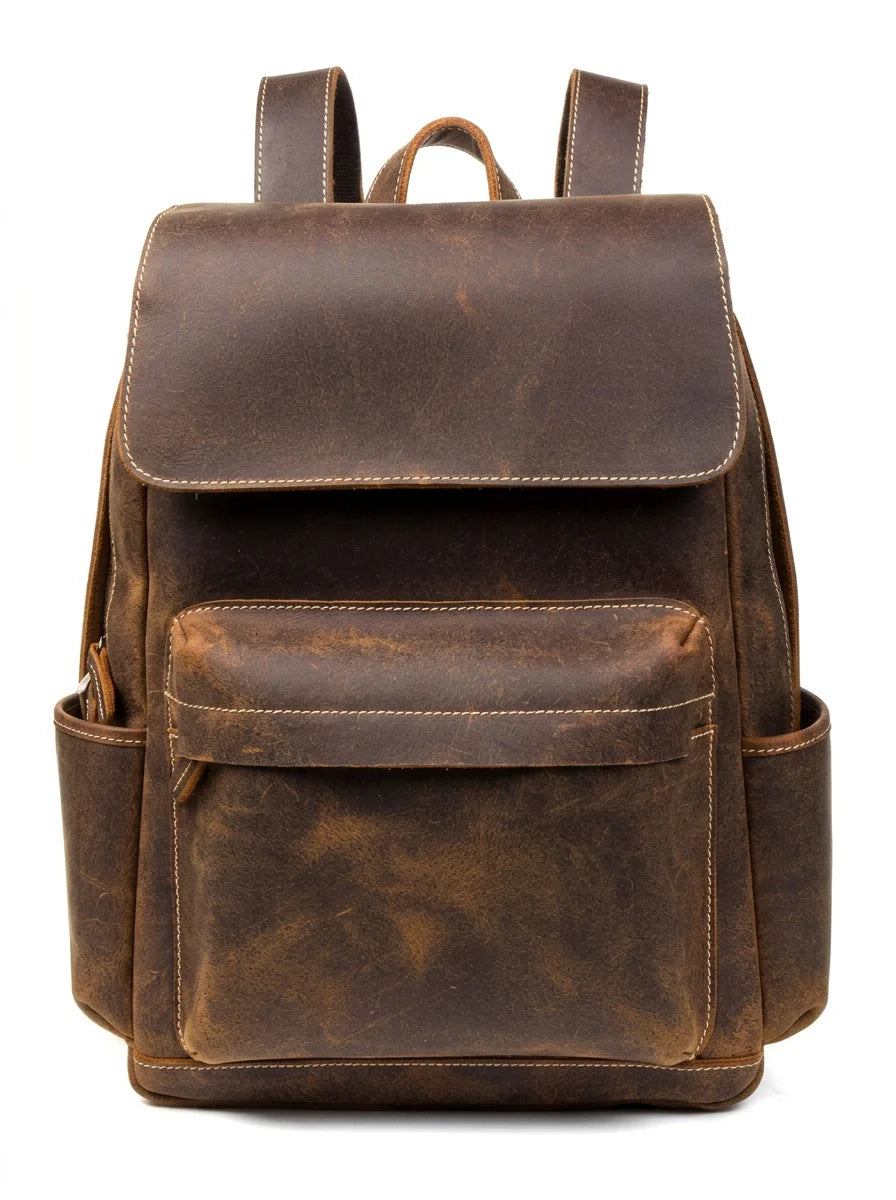 Sac à dos cuir homme ordinateur 15 pouces élégant - Vue 1 - Sac