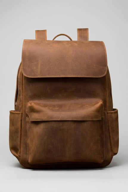 Sac à dos cuir homme ordinateur 15 pouces élégant - Vue 2 - Sac