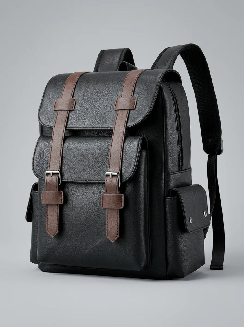 Sac à dos cuir ordinateur homme élégant business - Vue 1 - Sac