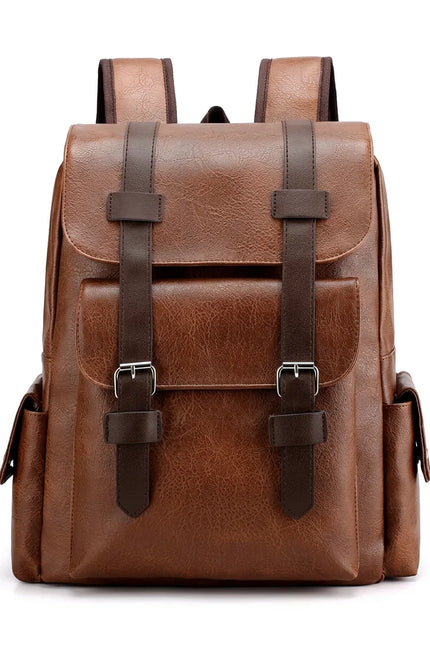 Sac à dos cuir ordinateur homme élégant business - Vue 2 - Sac