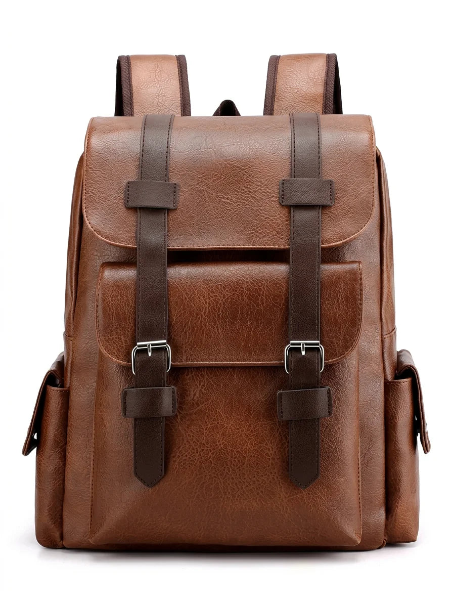 Sac à dos cuir ordinateur homme élégant business - Vue 2 - Sac
