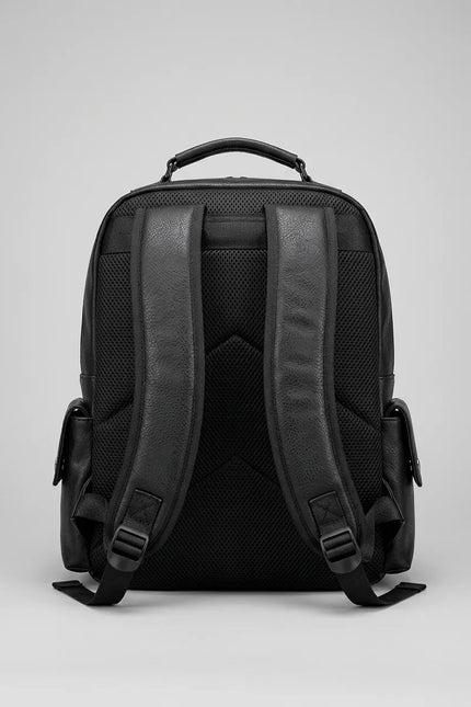 Sac à dos cuir ordinateur homme élégant business - Vue 4 - Sac
