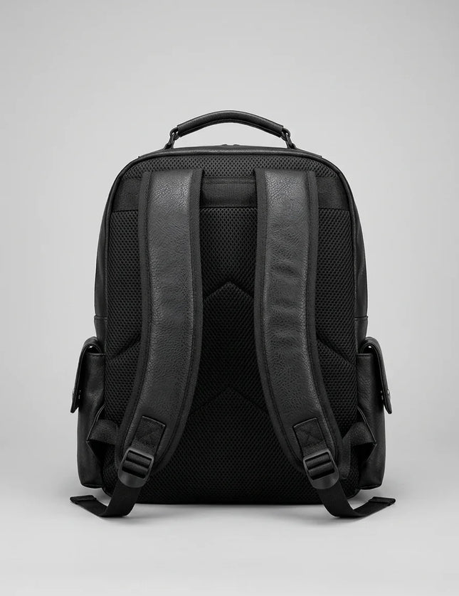 Sac à dos cuir ordinateur homme élégant business - Vue 4 - Sac