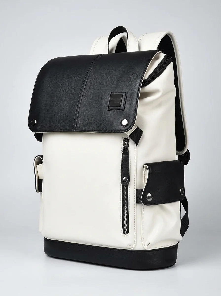 Sac à dos cuir ordinateur homme travail élégant - Vue 3 - Sac