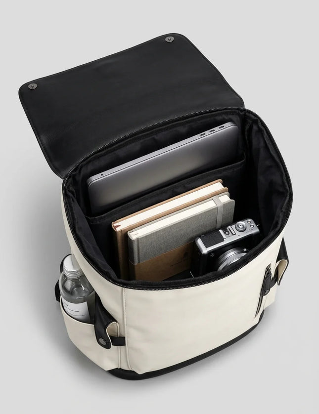 Sac à dos cuir ordinateur homme travail élégant - Vue 4 - Sac