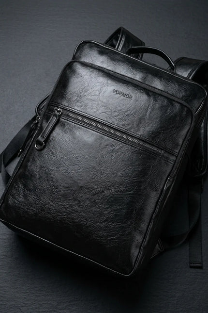Sac à dos cuir 15 pouces business homme - Vue 4 - Sac