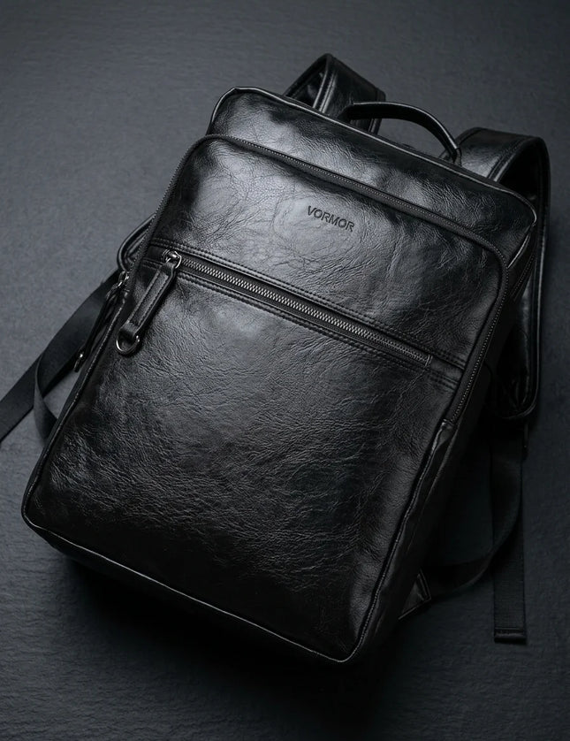 Sac à dos cuir 15 pouces business homme - Vue 4 - Sac