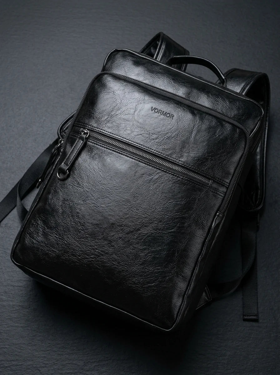 Sac à dos cuir 15 pouces business homme - Vue 4 - Sac