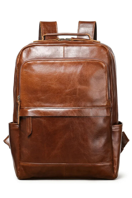 Sac à dos cuir 15 pouces ville homme - Vue 1 - Sac