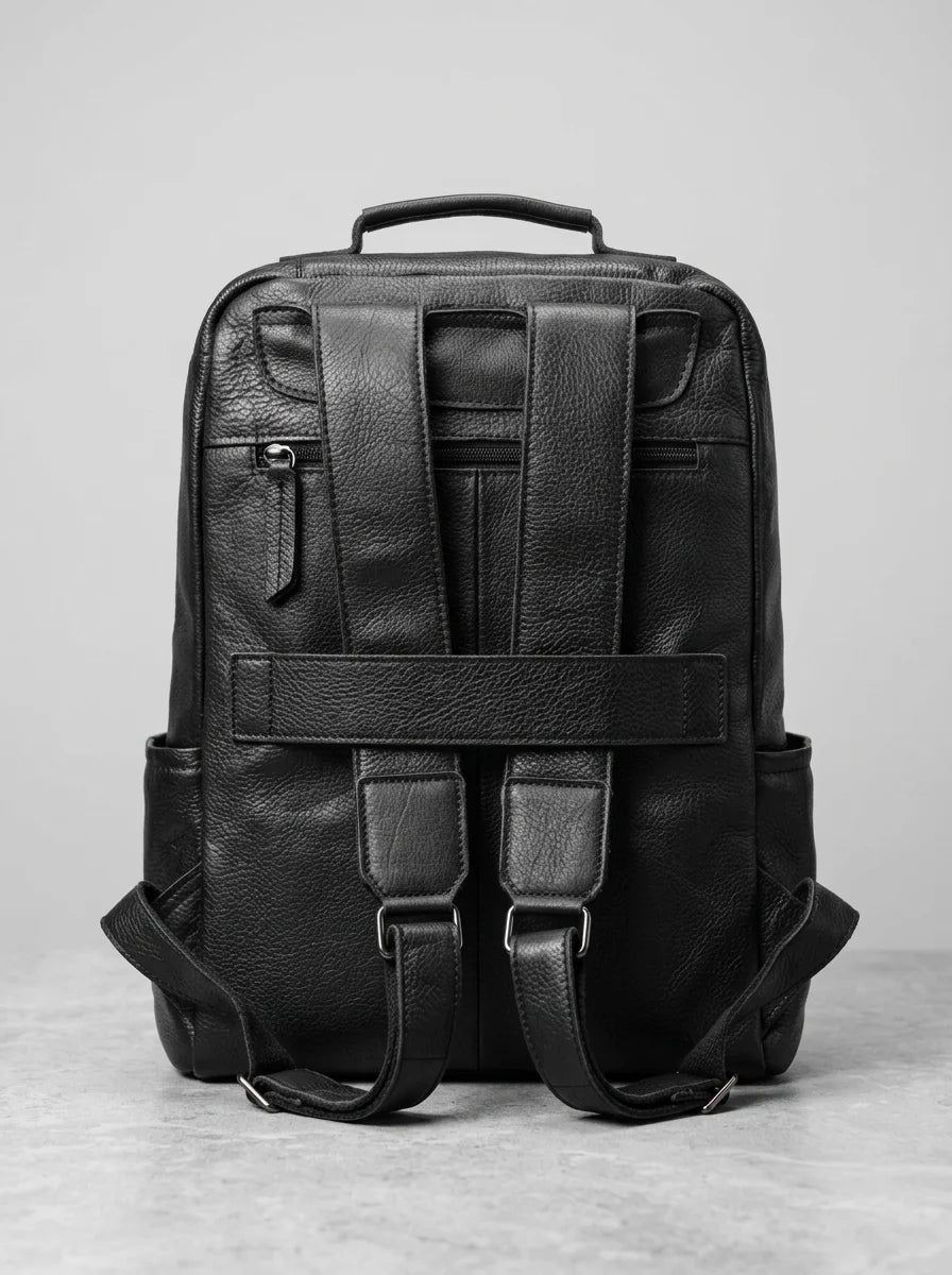 Sac à dos cuir 15 pouces ville homme - Vue 2 - Sac
