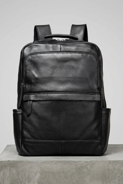Sac à dos cuir 15 pouces ville homme - Vue 5 - Sac