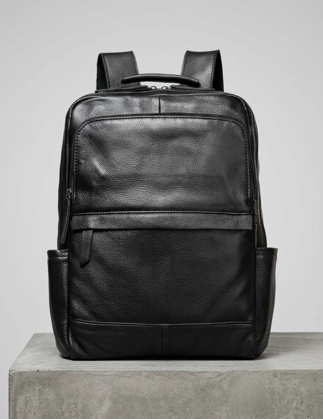 Sac à dos cuir 15 pouces ville homme - Vue 5 - Sac