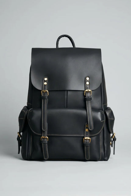 Sac à dos cuir 15 pouces voyage vintage homme - Vue 1 - Sac