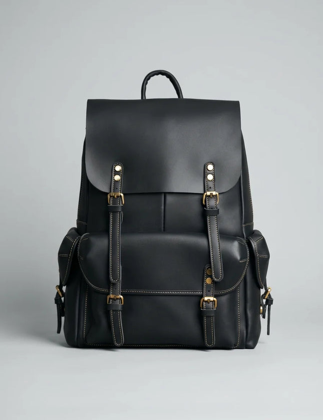 Sac à dos cuir 15 pouces voyage vintage homme - Vue 1 - Sac