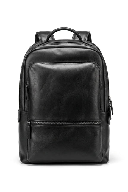 Sac à dos cuir vachette ordinateur homme élégant - Vue 1 - Sac