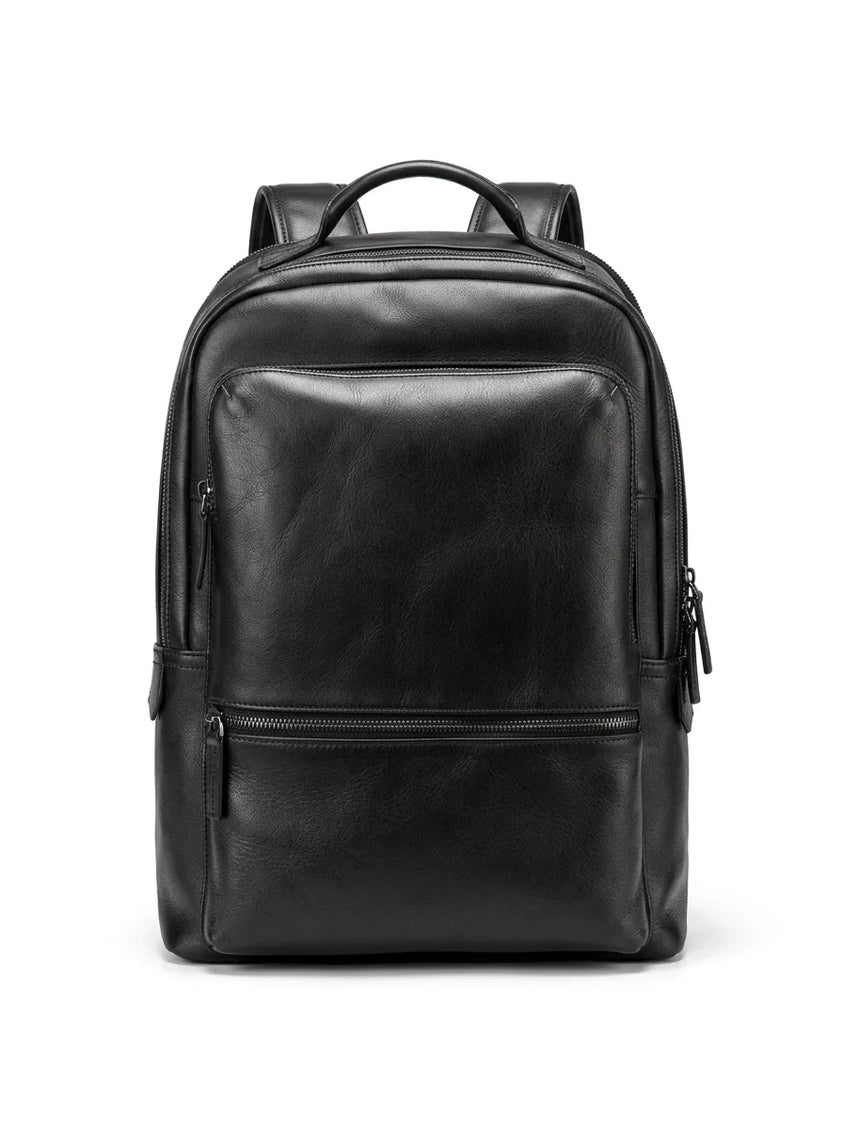 Sac à dos cuir vachette ordinateur homme élégant - Vue 1 - Sac