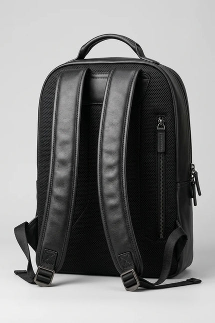 Sac à dos cuir vachette ordinateur homme élégant - Vue 2 - Sac