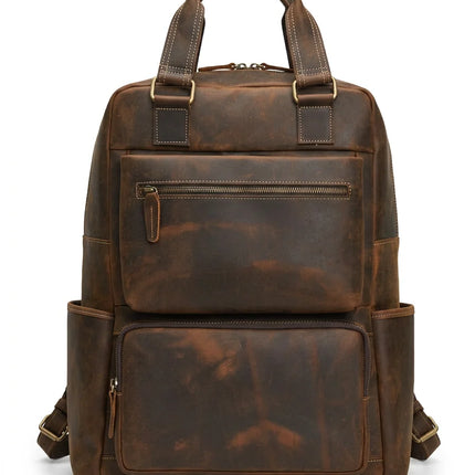 Sac à dos cuir vachette 16 pouces voyage homme - Vue 1 - Sac