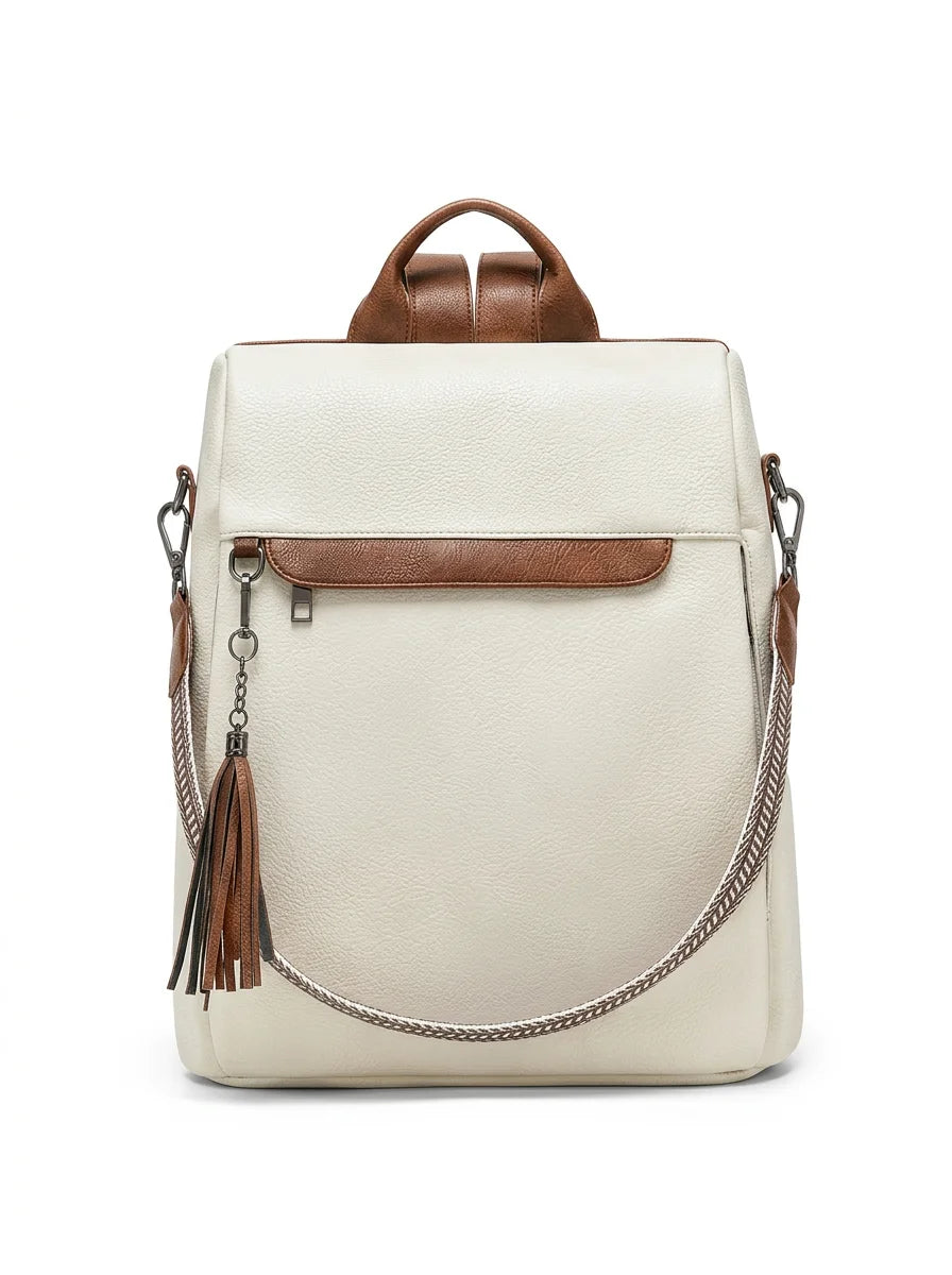 Sac à dos cuir végan femme élégant ville - Vue 1 - Sac