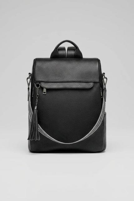 Sac à dos cuir végan femme élégant ville - Vue 2 - Sac