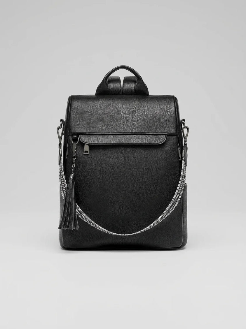 Sac à dos cuir végan femme élégant ville - Vue 2 - Sac