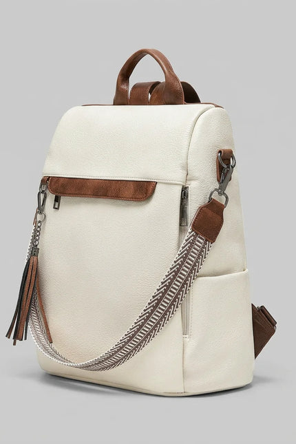 Sac à dos cuir végan femme élégant ville - Vue 2 - Sac