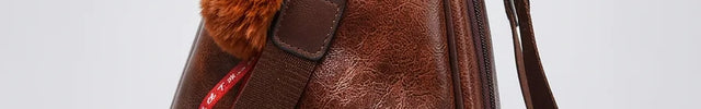 Sac à dos cuir vegan femme vintage élégant - Vue 3 - Sac