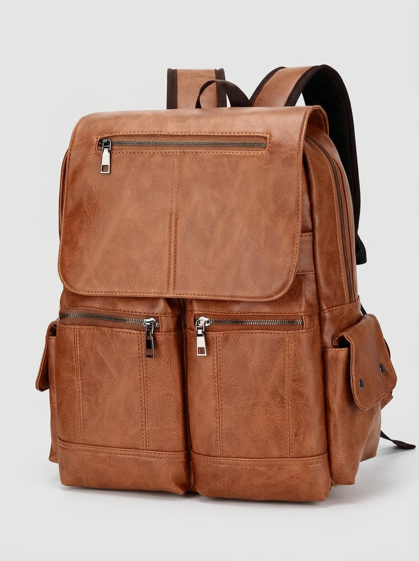 Sac à dos cuir végan ordinateur 16 pouces - Vue 1 - Sac