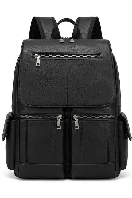 Sac à dos cuir végan ordinateur 16 pouces - Vue 1 - Sac