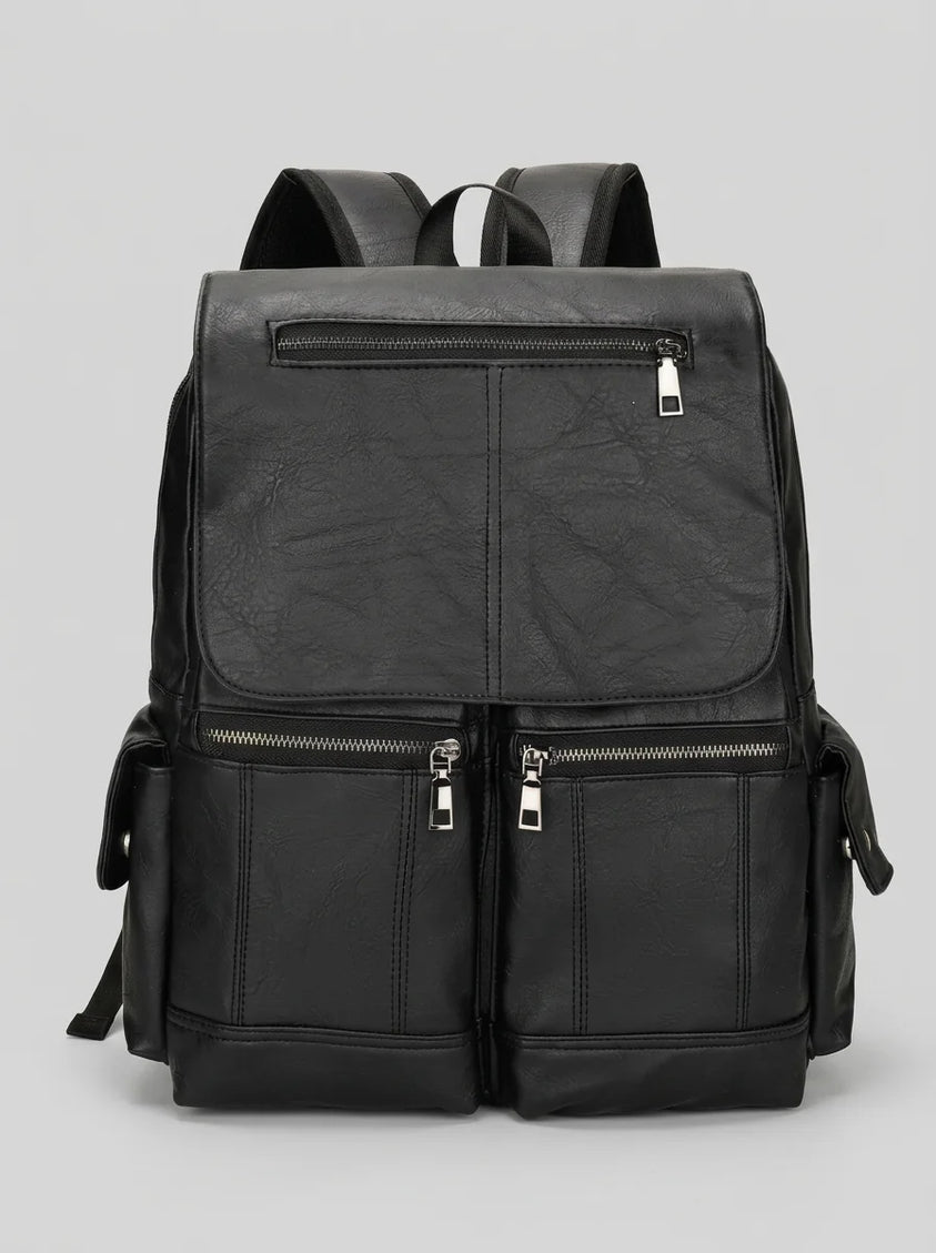 Sac à dos cuir végan ordinateur 16 pouces - Vue 2 - Sac