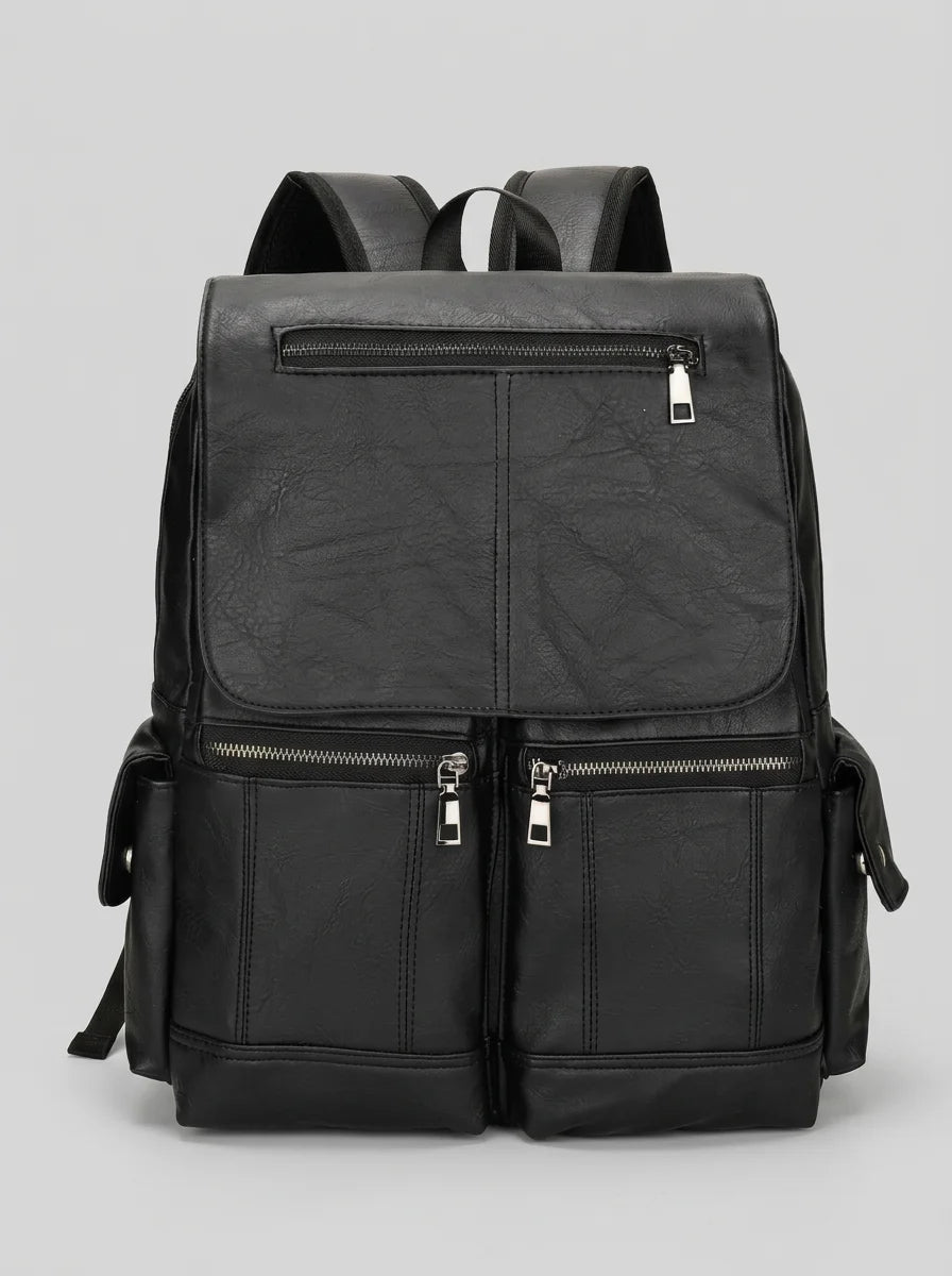 Sac à dos cuir végan ordinateur 16 pouces - Vue 2 - Sac