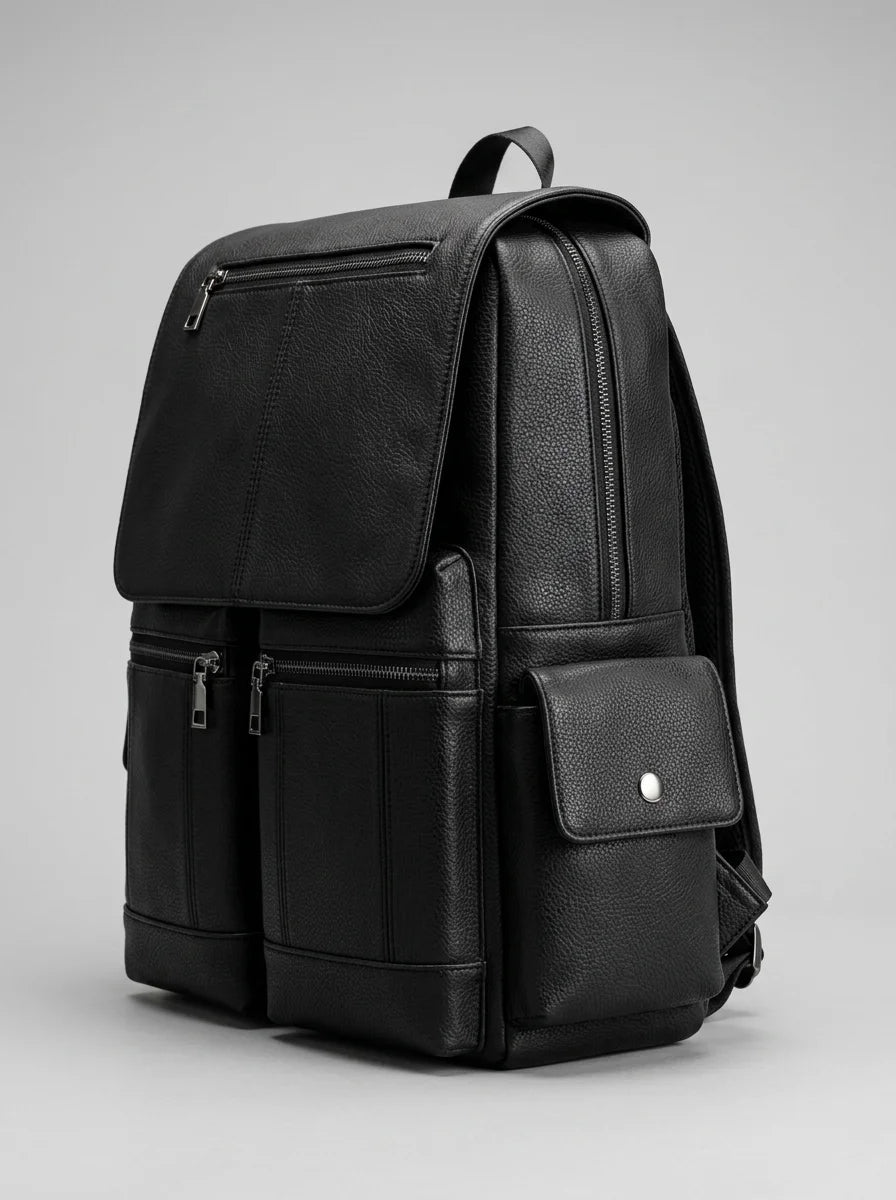 Sac à dos cuir végan ordinateur 16 pouces - Vue 2 - Sac