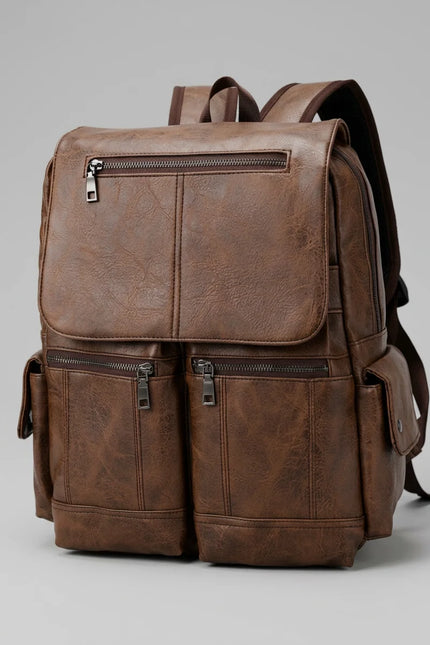 Sac à dos cuir végan ordinateur 16 pouces - Vue 3 - Sac