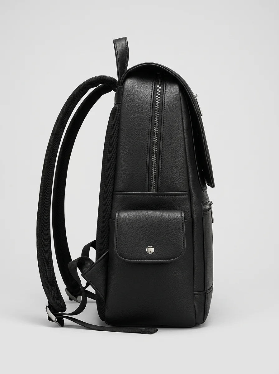 Sac à dos cuir végan ordinateur 16 pouces - Vue 3 - Sac