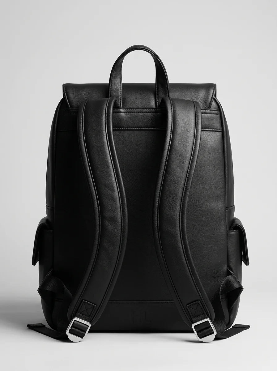Sac à dos cuir végan ordinateur 16 pouces - Vue 4 - Sac