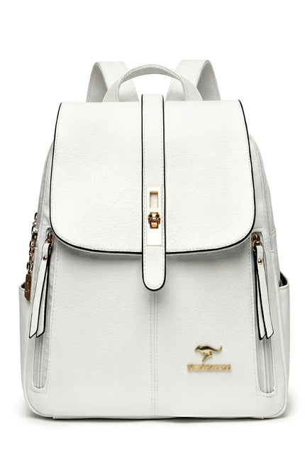 Sac à dos cuir vegan ville femme élégant - Vue 1 - Sac