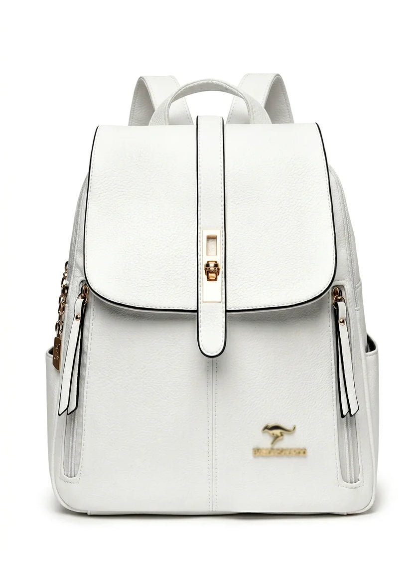 Sac à dos cuir vegan ville femme élégant - Vue 1 - Sac