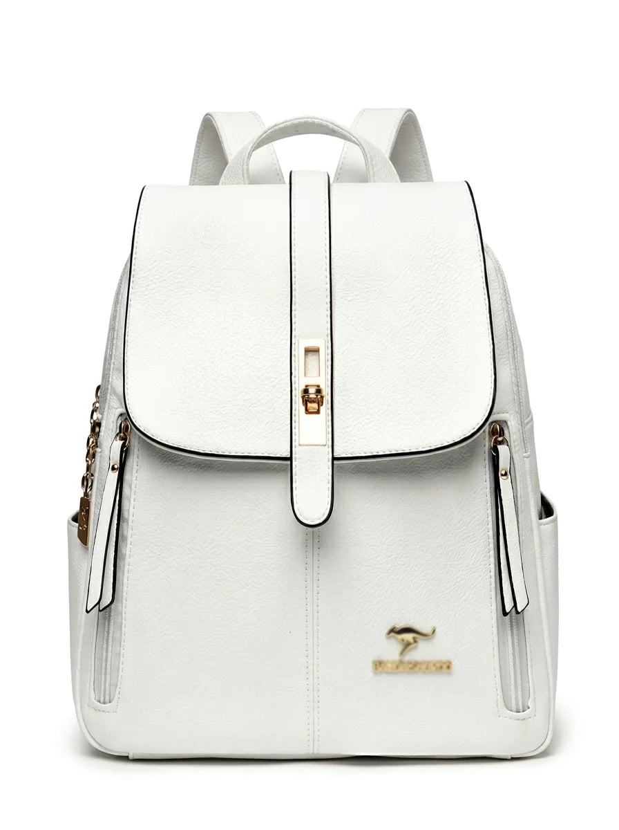 Sac à dos cuir vegan ville femme élégant - Vue 1 - Sac