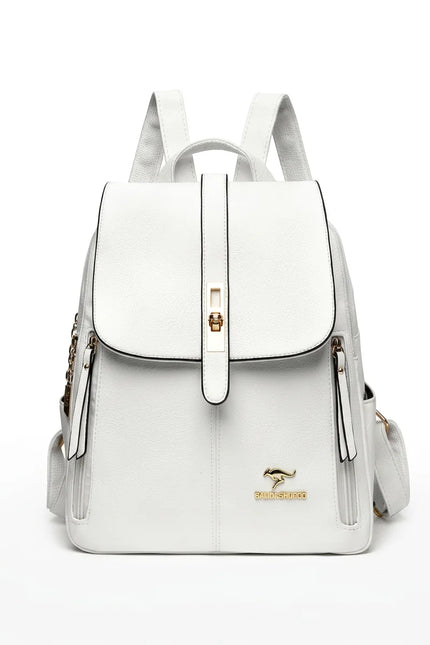 Sac à dos cuir vegan ville femme élégant - Vue 1 - Sac